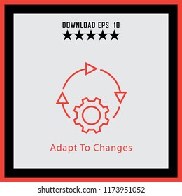 Adapt To Changes  line icon