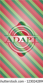 Adapt christmas badge.
