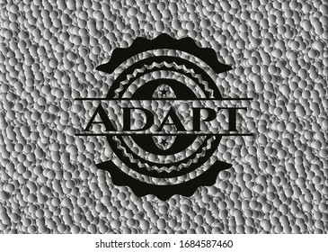 Adaptieren Sie realistisches dunkles Emblem mit Bubbles Hintergrund. Vektorillustration Illustration. Detaillierte Angaben.