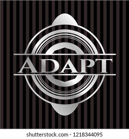  Adapt silvery emblem