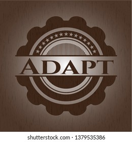 Adapt wood emblem. Retro