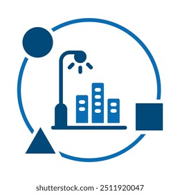 Adaptabilidad Ilustración vectorial de línea de ícono de callejón