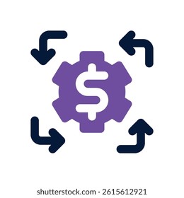 adaptability dual tone icon. Sleek and modern vector icon for websites, mobile apps, marketing materials, and corporate design. Fully scalable and ready to use.