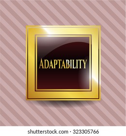 Adaptability golden emblem