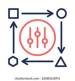 Adaptability Icon Element for Design