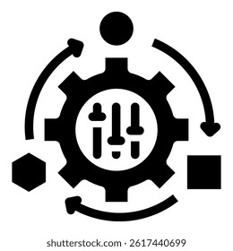 Adaptability Icon Element For Design