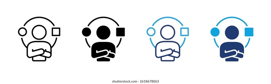 Adaptability Icon Element For Design