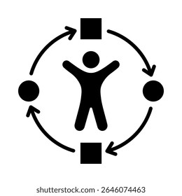 Adaptability Icon Element for Design