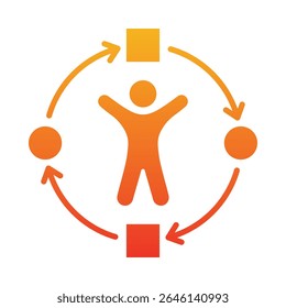 Adaptability Icon Element for Design