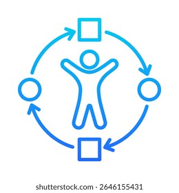 Adaptability Icon Element for Design