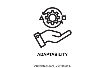 Adaptability Icon Isolated Vector Illustration