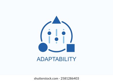 Adaptability Icon Or Logo Isolated Illustration