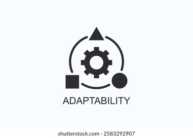 Adaptability Icon Or Logo Isolated Illustration