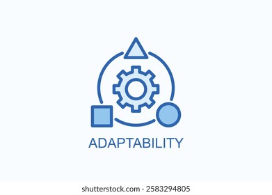 Adaptability Icon Or Logo Isolated Illustration