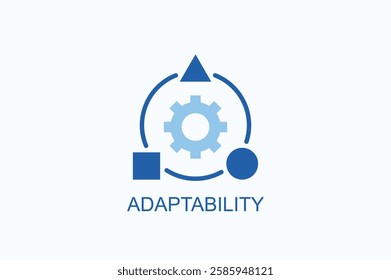 Adaptability Icon Or Logo Isolated Illustration