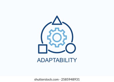 Adaptability Icon Or Logo Isolated Illustration