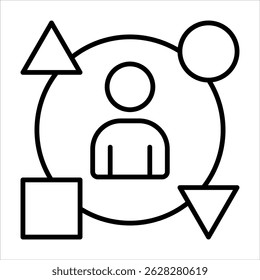 Adaptability Icon. Simple Vector Outline Illustration