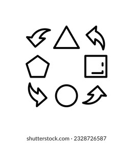 Adaptability icon in vector. Illustration