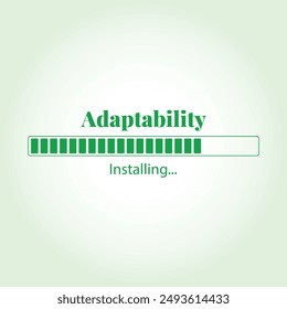 Adaptability Installing vector illustration graphic eps
