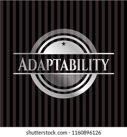 Adaptability silver shiny emblem