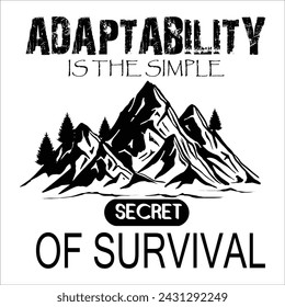 La adaptabilidad es el simple secreto de la supervivencia
