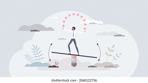 Adaptability as soft skill to be responsive to changes tiny person concept. Adjust strategy to new business situation and take different action vector illustration. Flexibility and agility for success