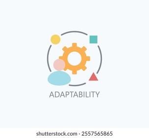 Adaptability Vector, Icon Or Logo Sign Symbol Illustration