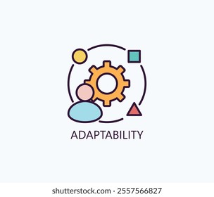 Adaptability Vector, Icon Or Logo Sign Symbol Illustration