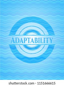  Adaptability water badge.