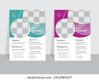 Adaptable to flyer, banner, website, business presentation, portfolio, annual report, magazine, poster, and poster.