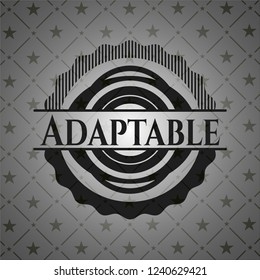 Adaptable realistic dark emblem