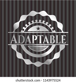Adaptable silvery emblem