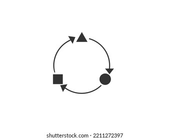 Adaptation, change icon. Vector illustration