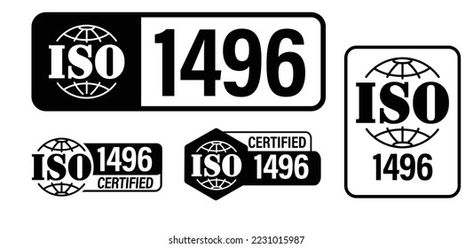 Adaptation to climate change abstract, iso 1496 certified vector icon