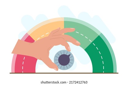 Adaptation concept. Settings' changing to adopt to different situation. Change or evolve in uncertainty to survive and success, resilience or flexibility. Flat vector illustration