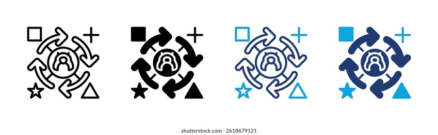 Adaptation Icon Element For Design