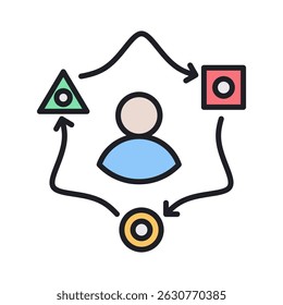 Adaptation Icon Element for Design