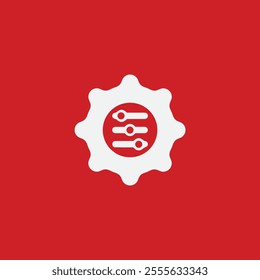 Adaptation icon flat vector design