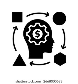 Adaptation Icon Glyph Vector Illustration