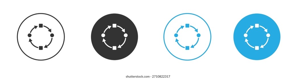Adaptation icon. Graphic icon design template