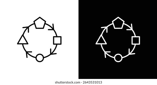 Adaptation icon. Graphic Design vector icon. Ui Ux Icons