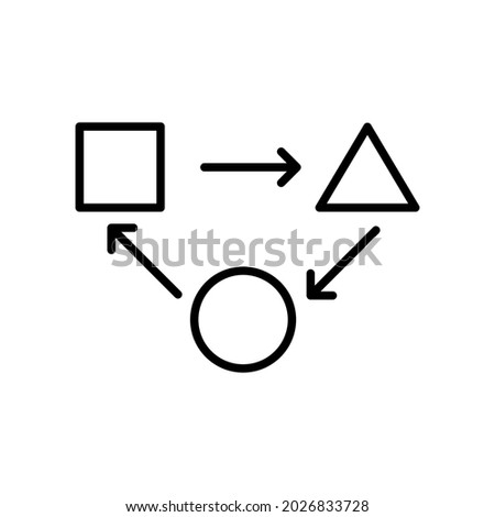 Adaptation icon on white background, vector illustration. Concept icon