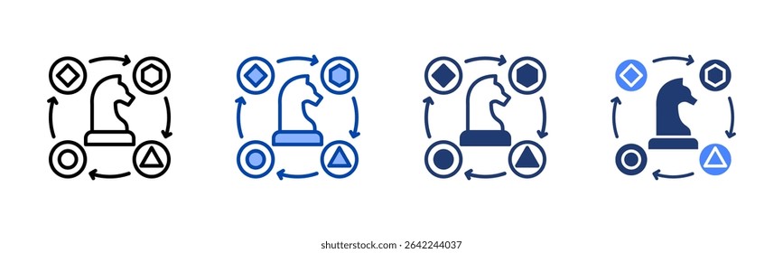 Adaptation icon sheet multiple style collection