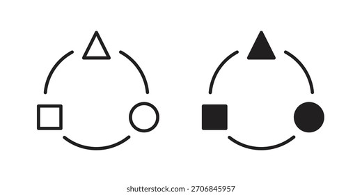 Adaptation icon symbol for logo, web, app designs.