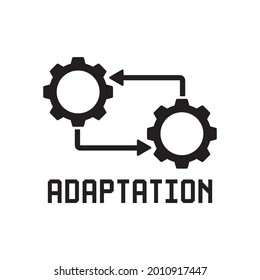 adaptation icon , transformation icon vector