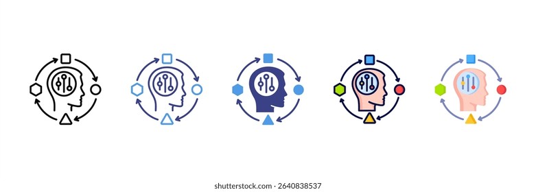 Adaptation Multi Style Icon Set