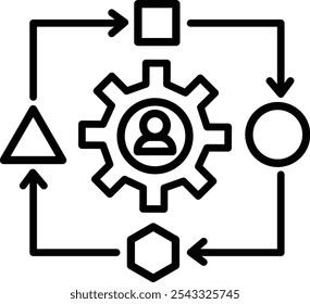 Adaptation Vector Illustration Detailed Icon
