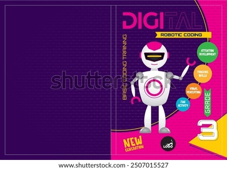 Adapted cover design for digital educational book.
