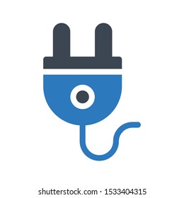 adapter glyph color vector icon