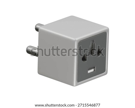 adapter icon 3d illustration render